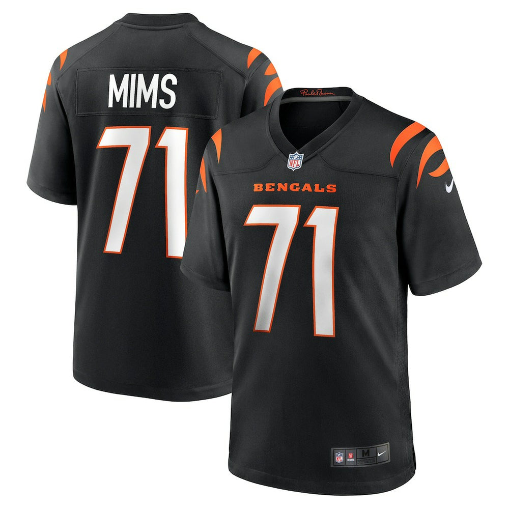 Nike Amarius Mims Cincinnati Bengals Player Game Jersey Black