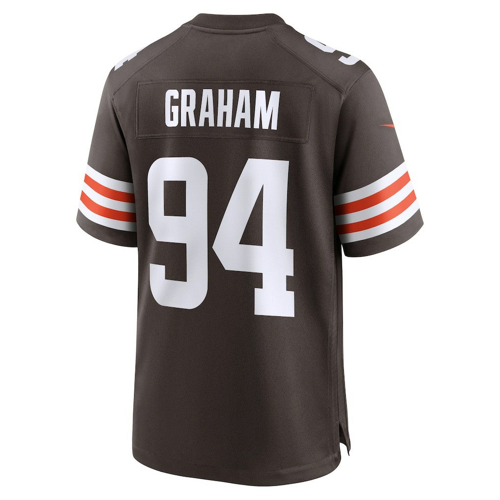 Nike Mason Graham Cleveland Browns 2025 NFL Draft First Round Pick Game Jersey Brown