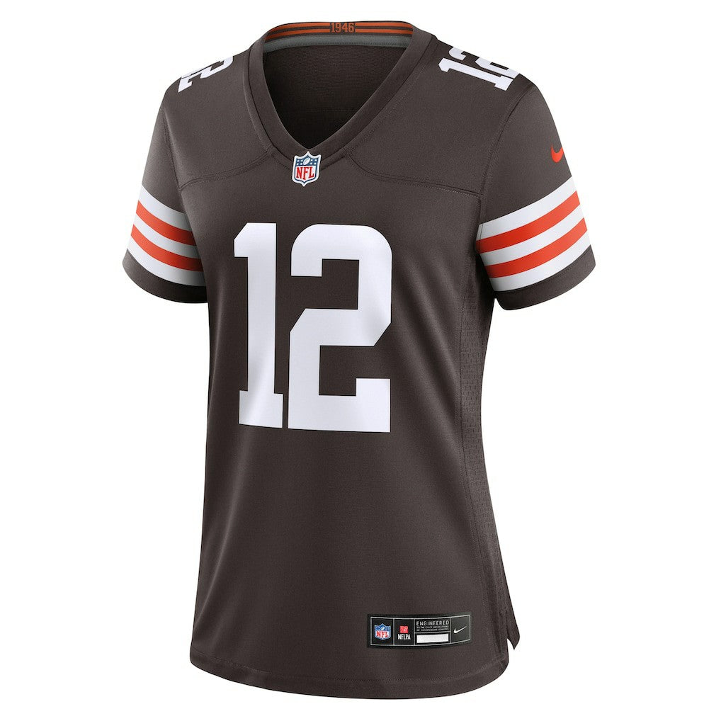 Nike Shedeur Sanders Cleveland Browns Women's 2025 NFL Draft Game Jersey Brown