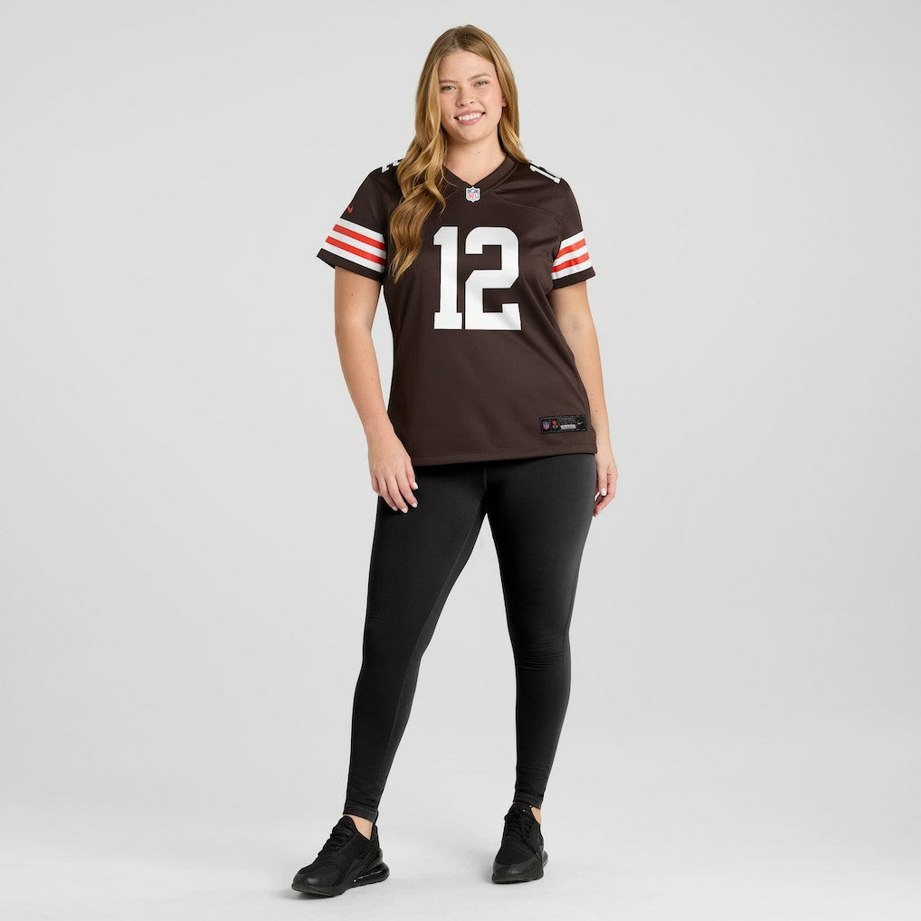 Nike Shedeur Sanders Cleveland Browns Women's 2025 NFL Draft Game Jersey Brown