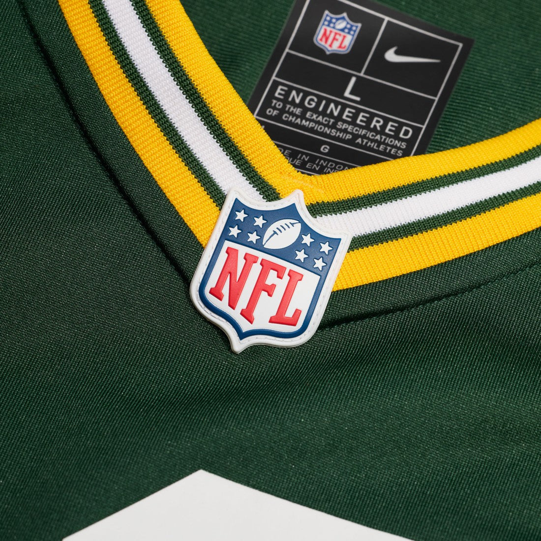 Nike Jordan Morgan Green Bay Packers Player Game Jersey Green