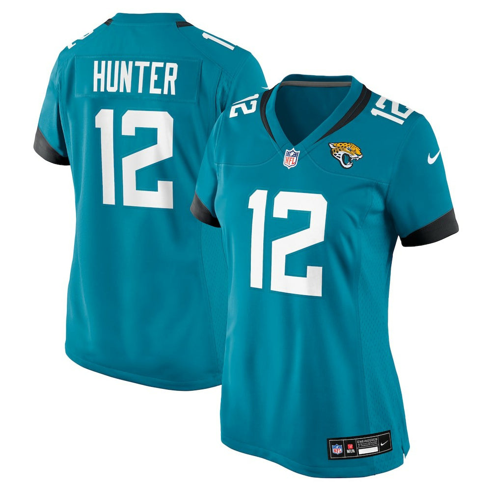 Nike Travis Hunter Jacksonville Jaguars Women's 2025 NFL Draft First Round Pick Team Game Player Jersey Teal