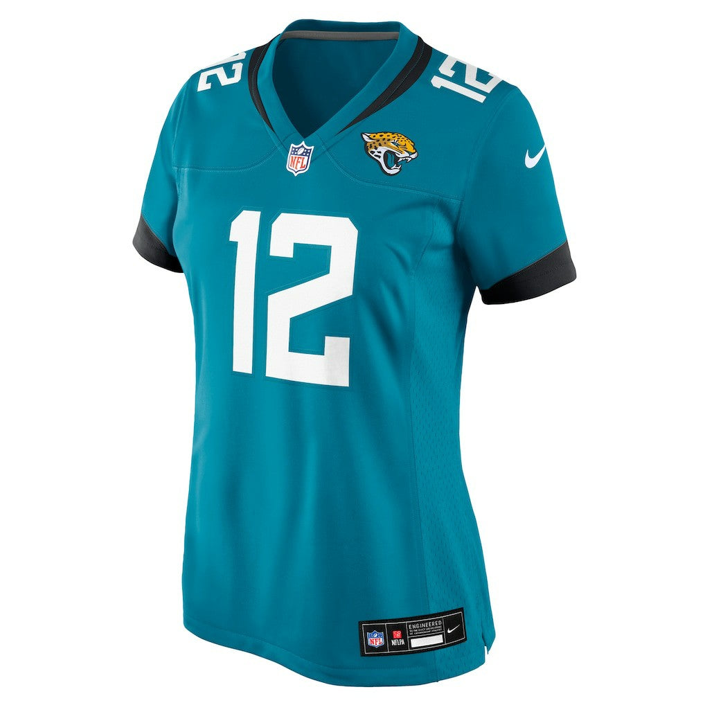 Nike Travis Hunter Jacksonville Jaguars Women's 2025 NFL Draft First Round Pick Team Game Player Jersey Teal