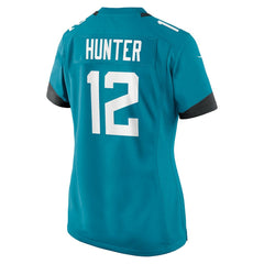 Nike Travis Hunter Jacksonville Jaguars Women's 2025 NFL Draft First Round Pick Team Game Player Jersey Teal