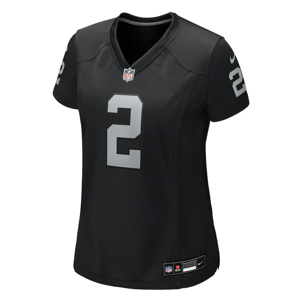 Nike Ashton Jeanty Las Vegas Raiders Women's 2025 NFL Draft First Round Pick Team Game Jersey Black