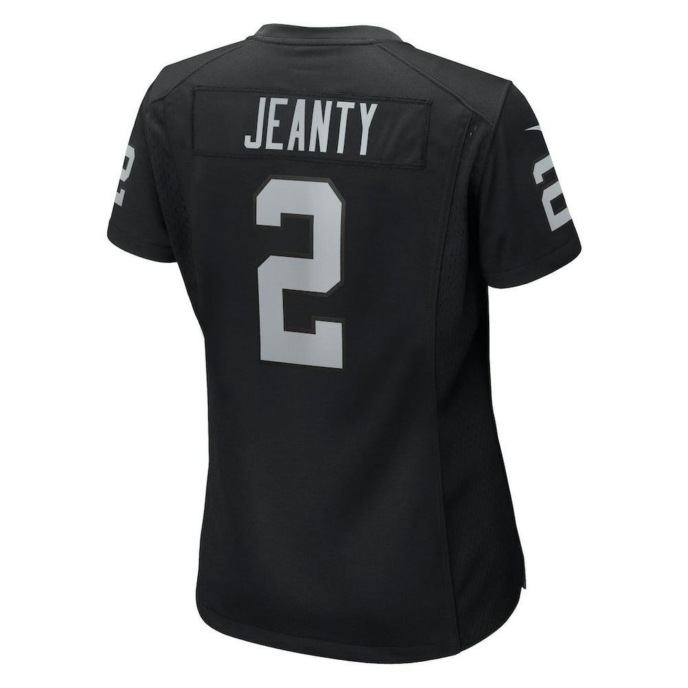 Nike Ashton Jeanty Las Vegas Raiders Women's 2025 NFL Draft First Round Pick Team Game Jersey Black