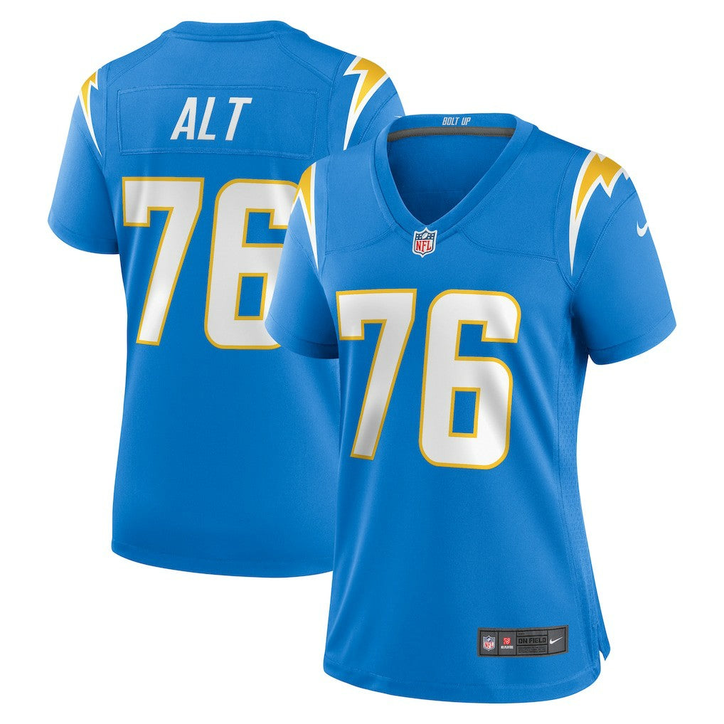 Nike Joe Alt Los Angeles Chargers Women's 2024 NFL Draft First Round Pick Player Game Jersey Powder Blue