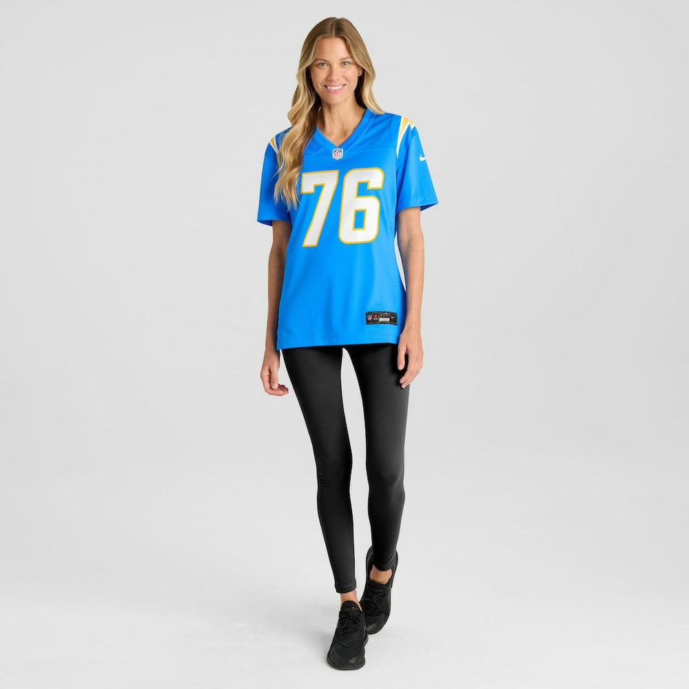 Nike Joe Alt Los Angeles Chargers Women's 2024 NFL Draft First Round Pick Player Game Jersey Powder Blue