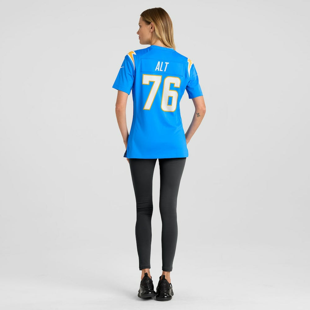 Nike Joe Alt Los Angeles Chargers Women's 2024 NFL Draft First Round Pick Player Game Jersey Powder Blue