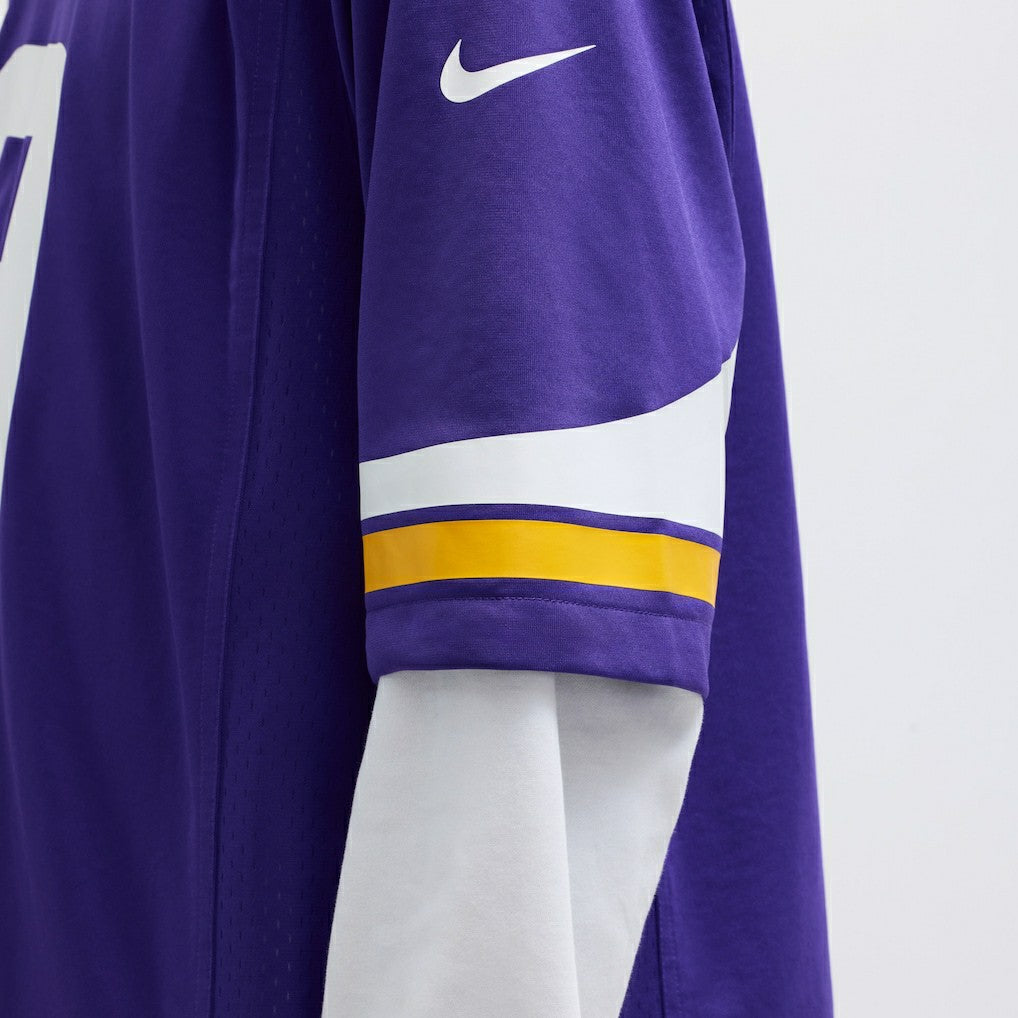 Nike J.J. McCarthy Minnesota Vikings Player Game Jersey Purple