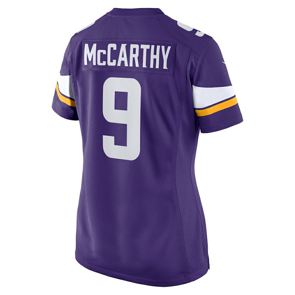 Nike J.J. McCarthy Minnesota Vikings Women's Player Game Jersey Purple