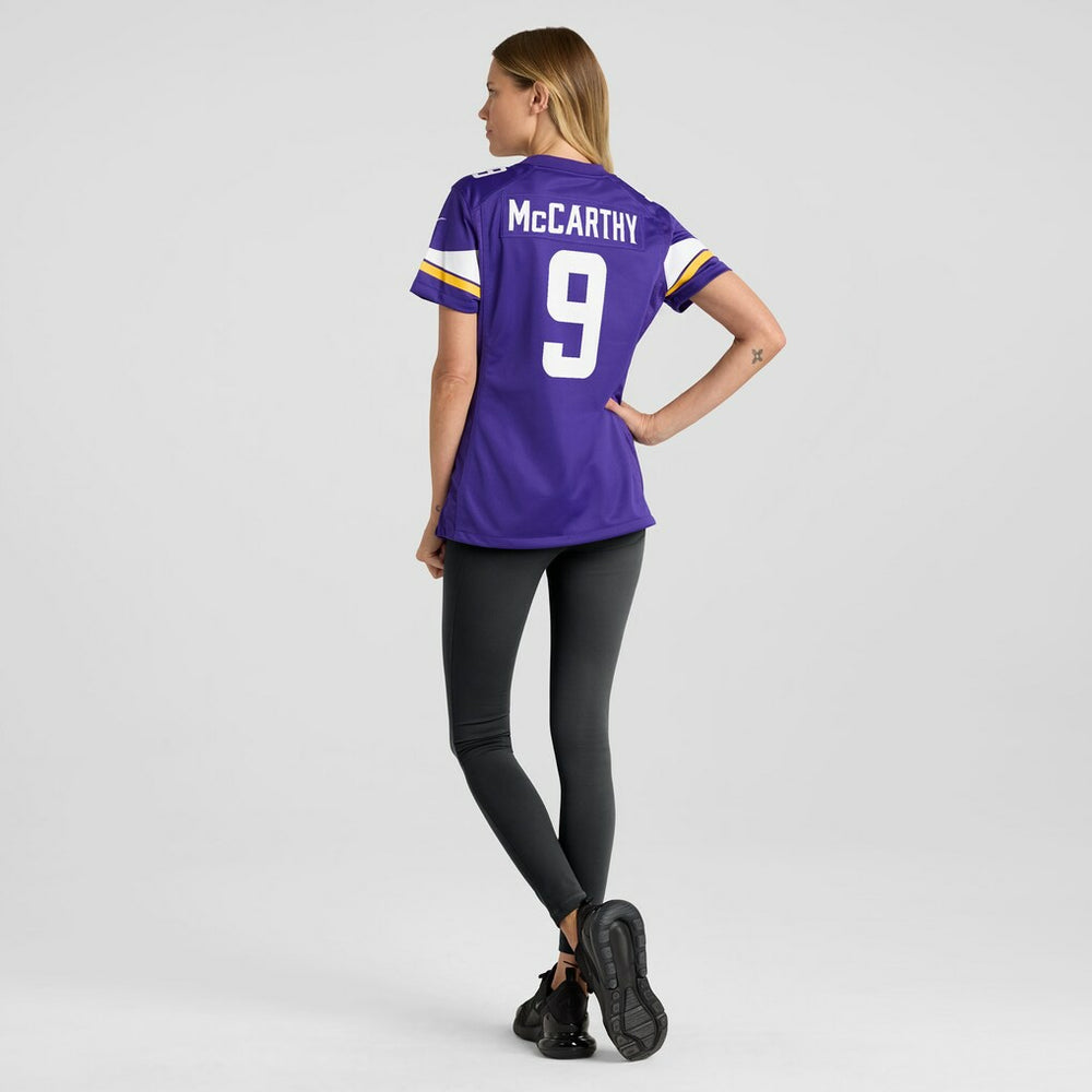 Nike J.J. McCarthy Minnesota Vikings Women's Player Game Jersey Purple