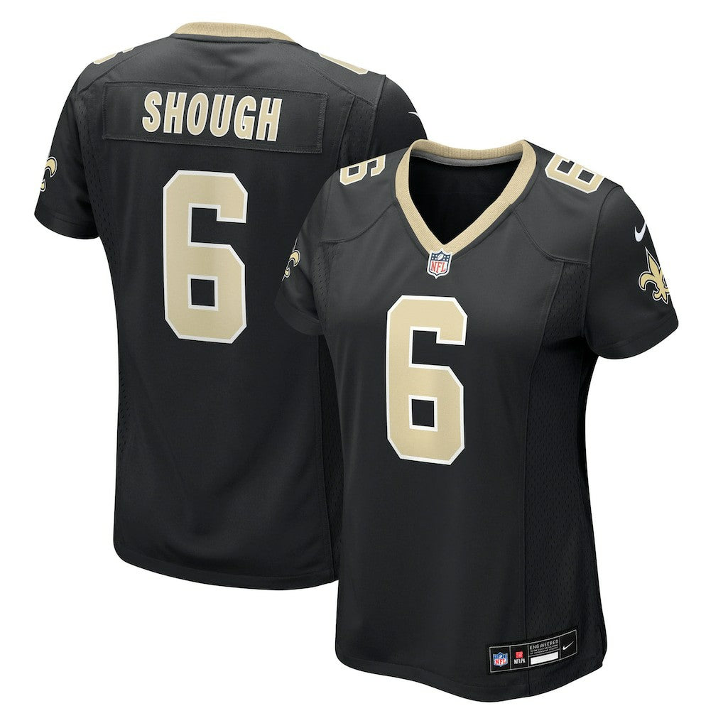 Nike Tyler Shough New Orleans Saints Women's Game Jersey Black