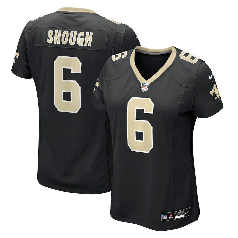 Nike Tyler Shough New Orleans Saints Women's Game Jersey Black