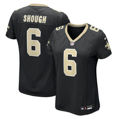 Nike Tyler Shough New Orleans Saints Women's Game Jersey Black