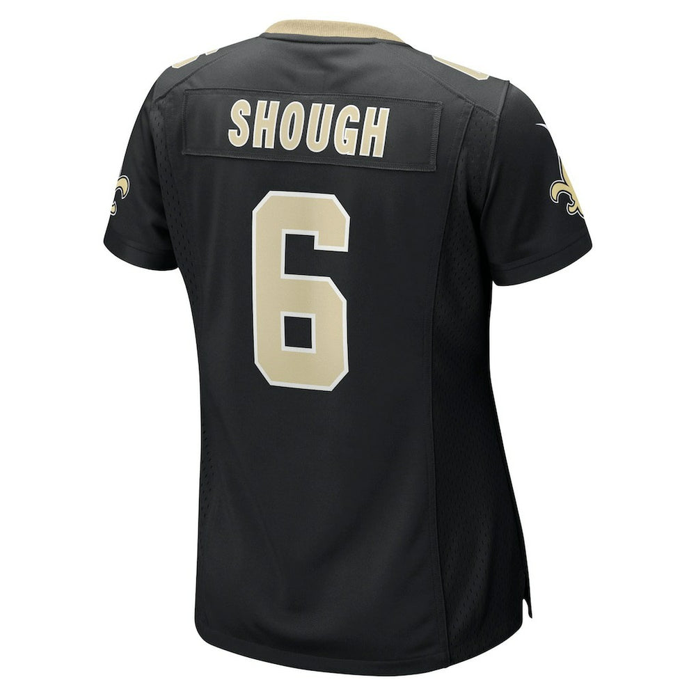 Nike Tyler Shough New Orleans Saints Women's Game Jersey Black
