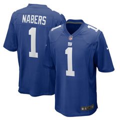 Nike Malik Nabers New York Giants Player Game Jersey Royal