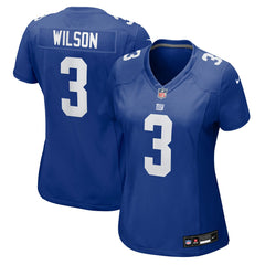 Nike Russell Wilson New York Giants Women's Game Jersey Royal