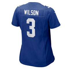Nike Russell Wilson New York Giants Women's Game Jersey Royal