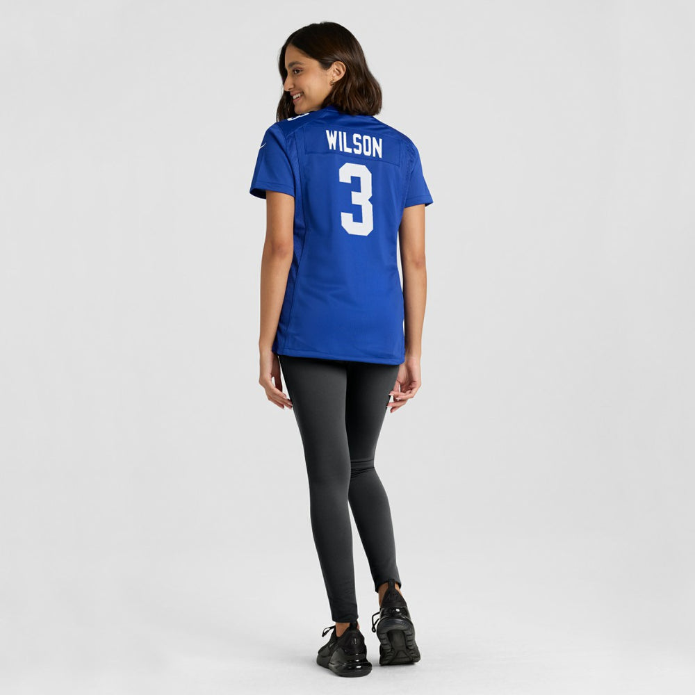 Nike Russell Wilson New York Giants Women's Game Jersey Royal