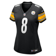 Nike Aaron Rodgers Pittsburgh Steelers Women's Game Jersey Black