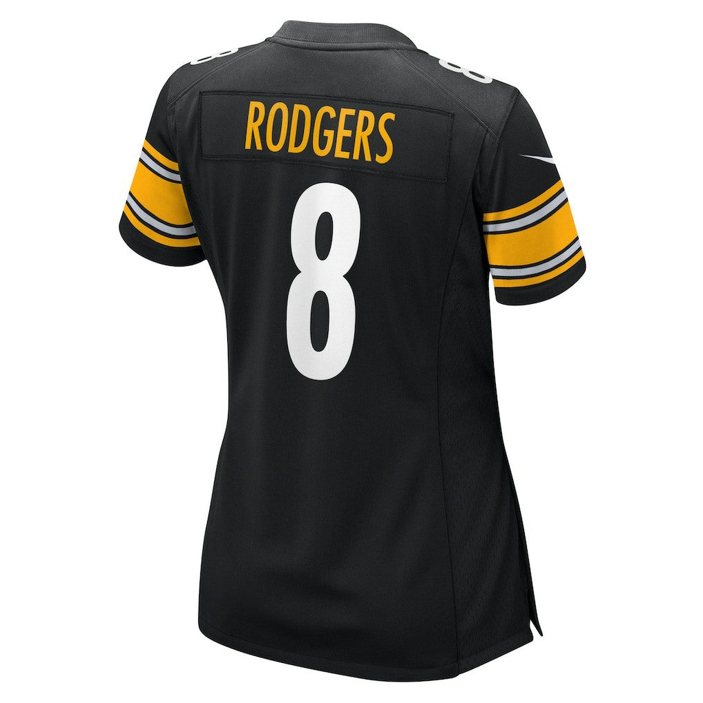 Nike Aaron Rodgers Pittsburgh Steelers Women's Game Jersey Black