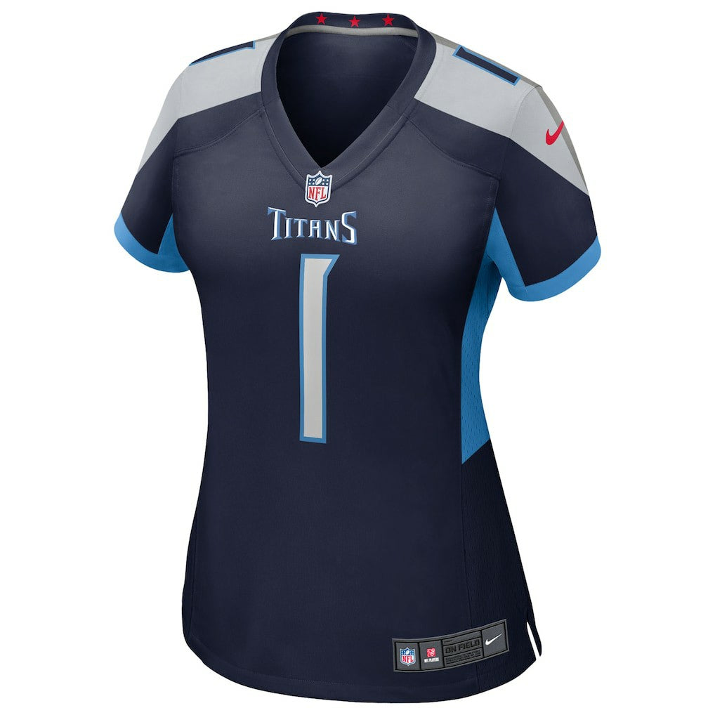 Nike Cameron Ward Tennessee Titans Women's 2025 NFL Draft First Round Pick Alternate Game Jersey Navy