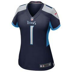 Nike Cameron Ward Tennessee Titans Women's 2025 NFL Draft First Round Pick Alternate Game Jersey Navy