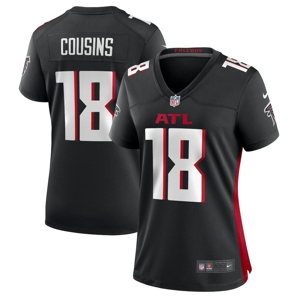 Nike Kirk Cousins Atlanta Falcons Women's Game Player Jersey Black
