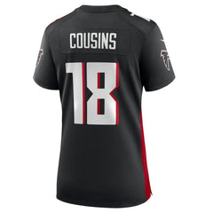 Nike Kirk Cousins Atlanta Falcons Women's Game Player Jersey Black