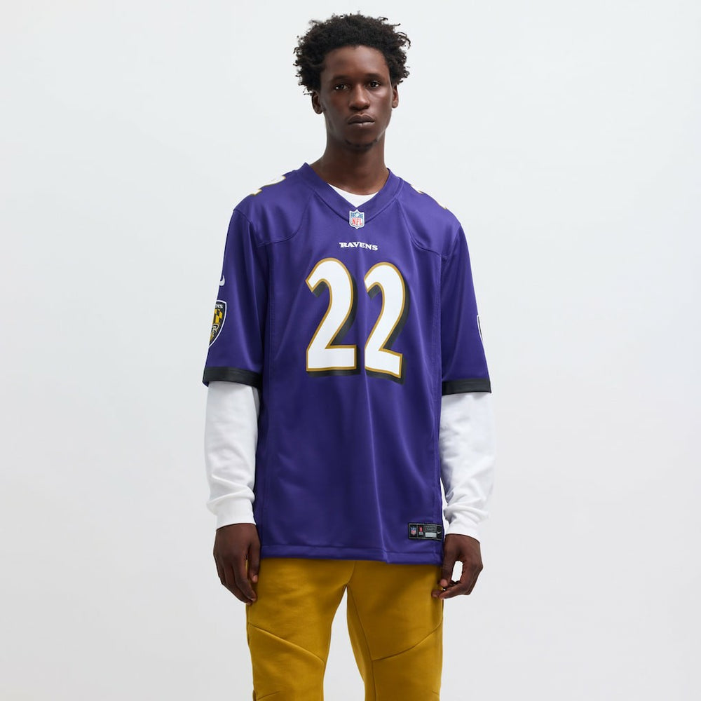 Nike Derrick Henry Baltimore Ravens Game Player Jersey Purple