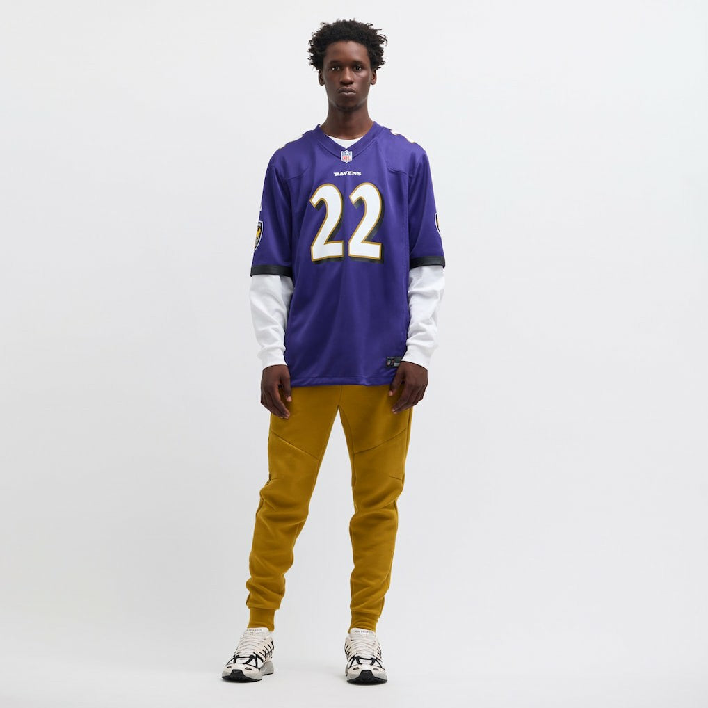 Nike Derrick Henry Baltimore Ravens Game Player Jersey Purple