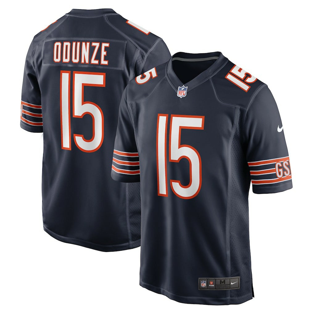 Nike Rome Odunze Chicago Bears Player Game Jersey Navy