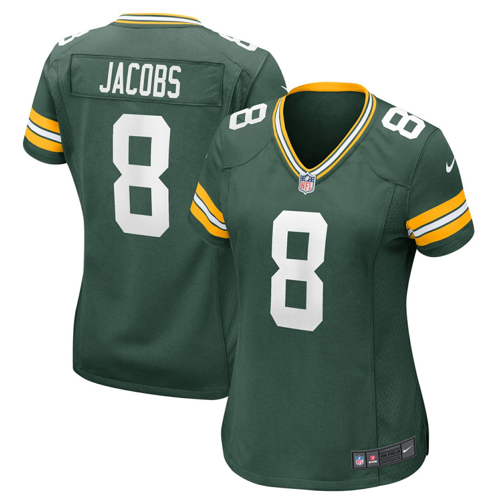 Nike Josh Jacobs Green Bay Packers Women's Team Game Jersey Green