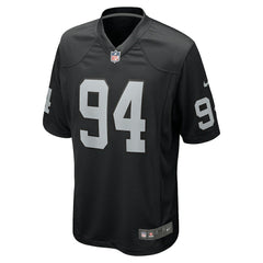 Nike Christian Wilkins Las Vegas Raiders Team Game Jersey Black