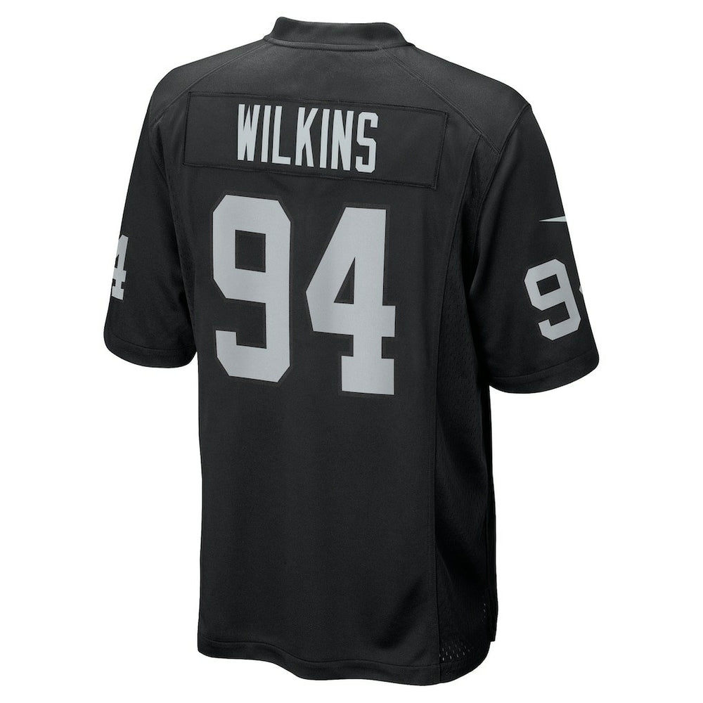 Nike Christian Wilkins Las Vegas Raiders Team Game Jersey Black