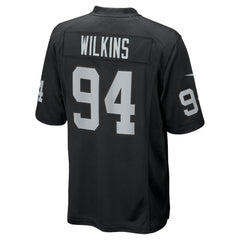 Nike Christian Wilkins Las Vegas Raiders Team Game Jersey Black