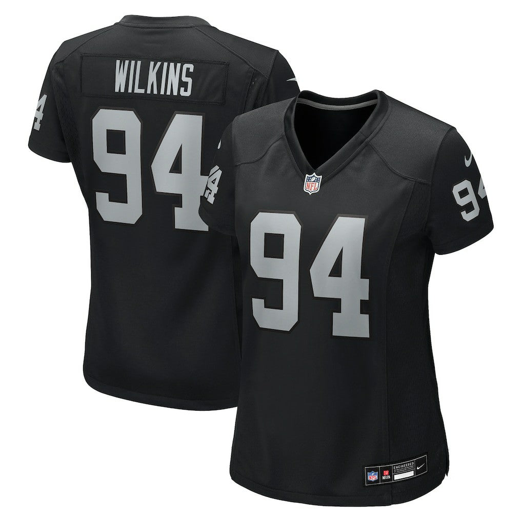 Nike Christian Wilkins Las Vegas Raiders Women's Team Game Jersey Black