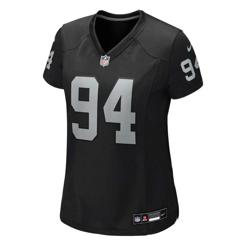 Nike Christian Wilkins Las Vegas Raiders Women's Team Game Jersey Black