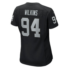 Nike Christian Wilkins Las Vegas Raiders Women's Team Game Jersey Black