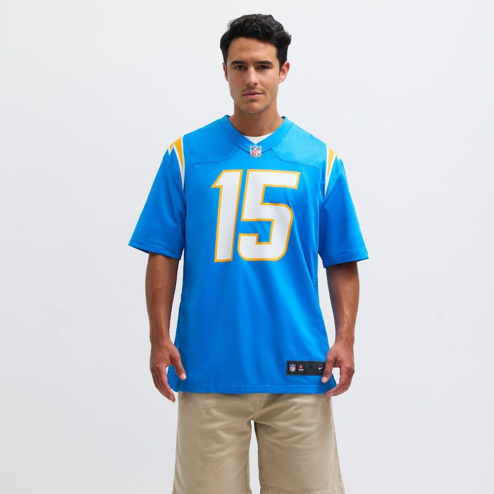 Nike Ladd McConkey Los Angeles Chargers Player Game Jersey Powder Blue