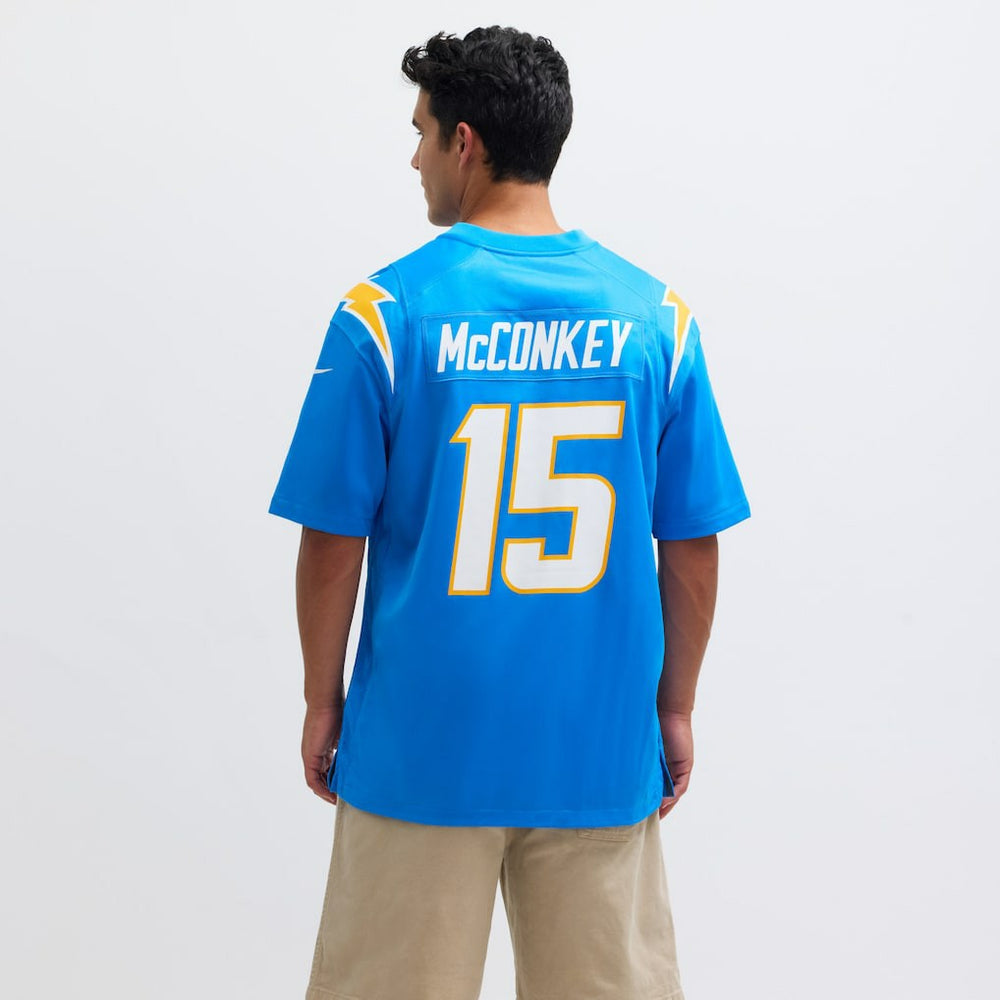Nike Ladd McConkey Los Angeles Chargers Player Game Jersey Powder Blue