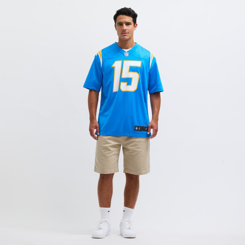 Nike Ladd McConkey Los Angeles Chargers Player Game Jersey Powder Blue