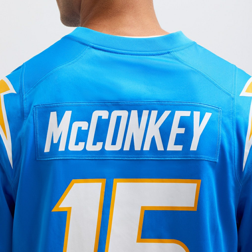 Nike Ladd McConkey Los Angeles Chargers Player Game Jersey Powder Blue