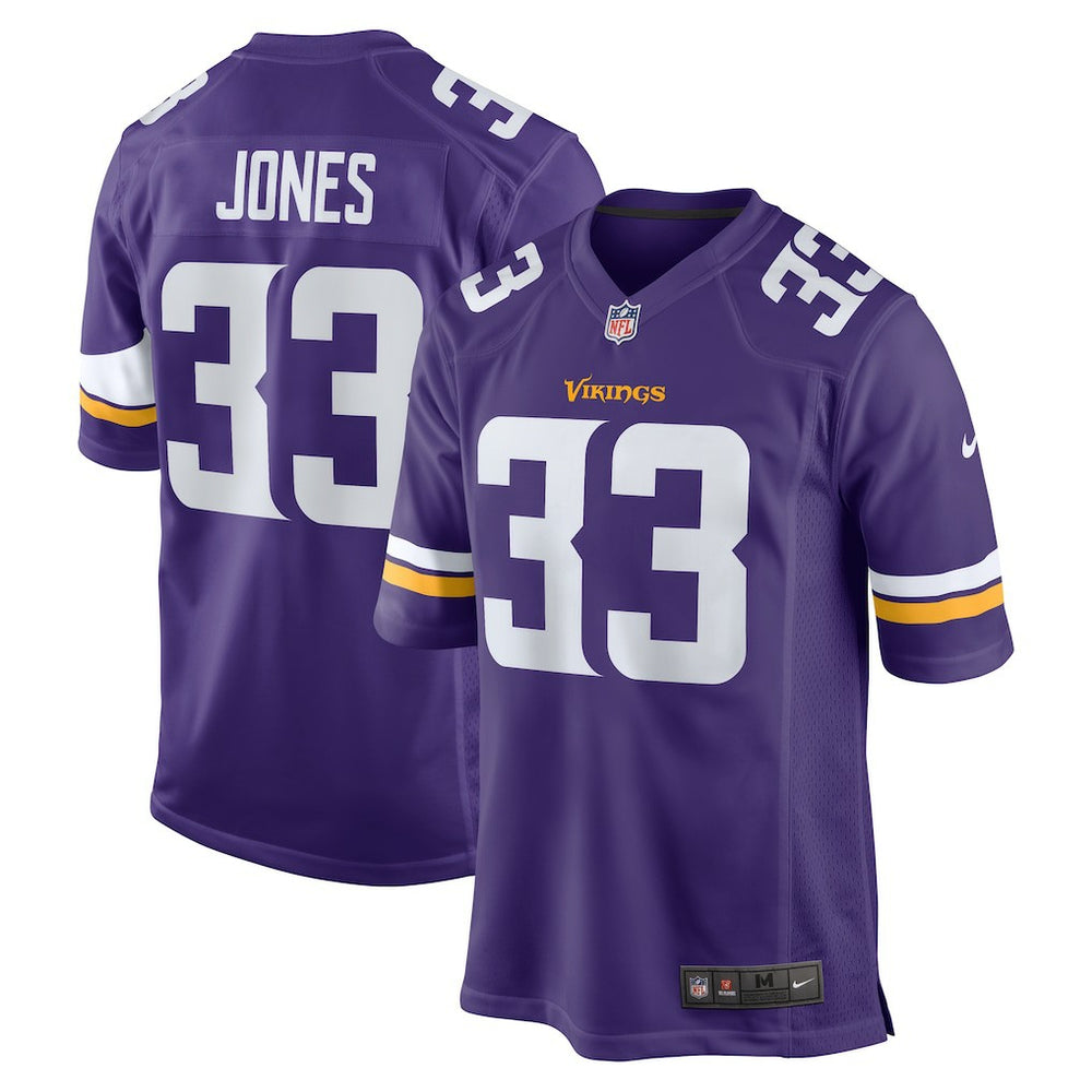 Nike Aaron Jones Minnesota Vikings Game Player Jersey Purple