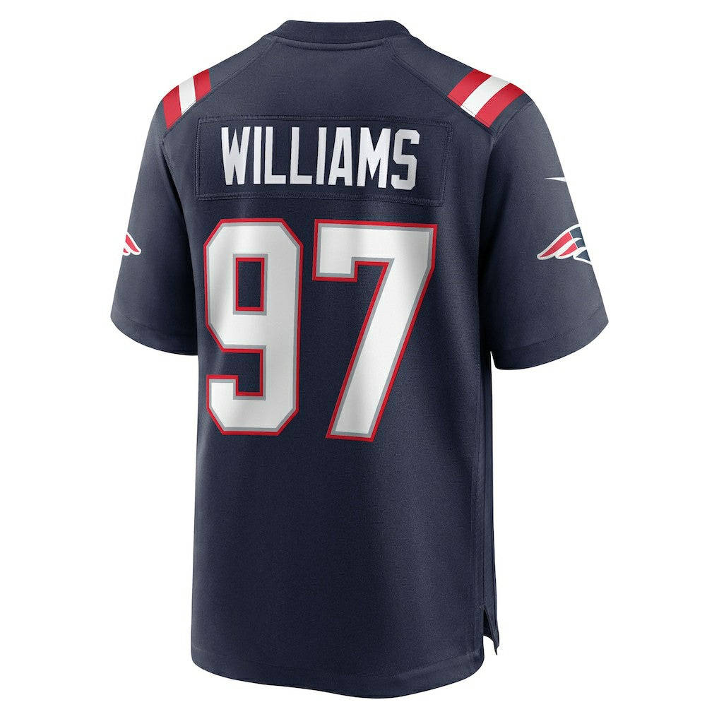 Nike Milton Williams New England Patriots Game Player Jersey Navy