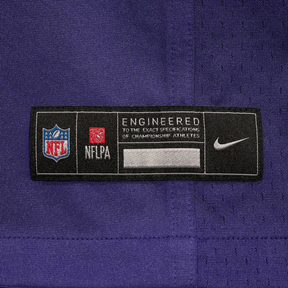Nike Malaki Starks Baltimore Ravens 2025 NFL Draft First Round Pick Game Jersey Purple