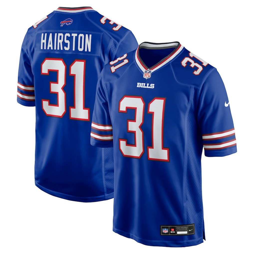 Nike Maxwell Hairston Buffalo Bills 2025 NFL Draft First Round Pick Game Jersey Royal