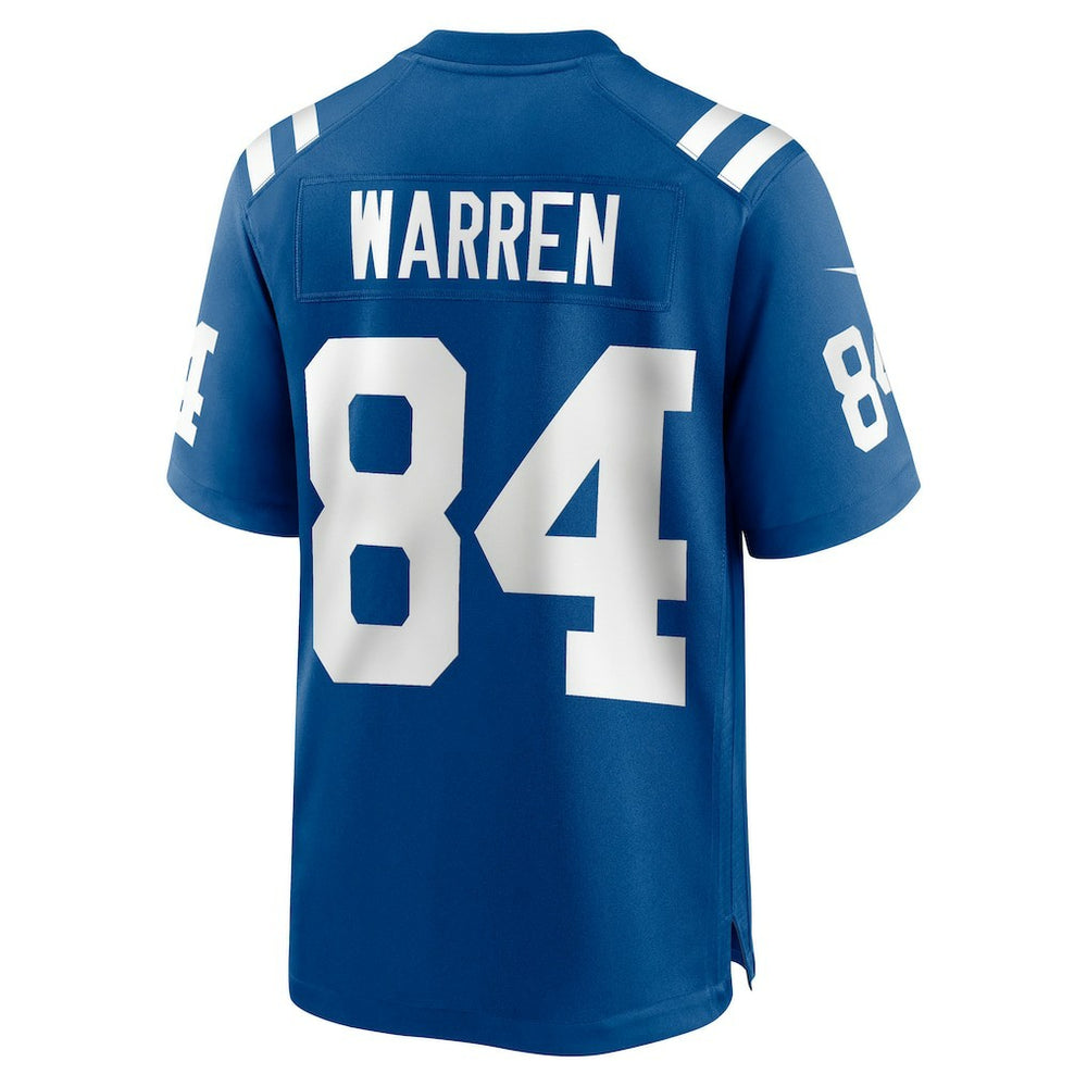 Nike Tyler Warren Indianapolis Colts 2025 NFL Draft First Round Pick Game Jersey Royal