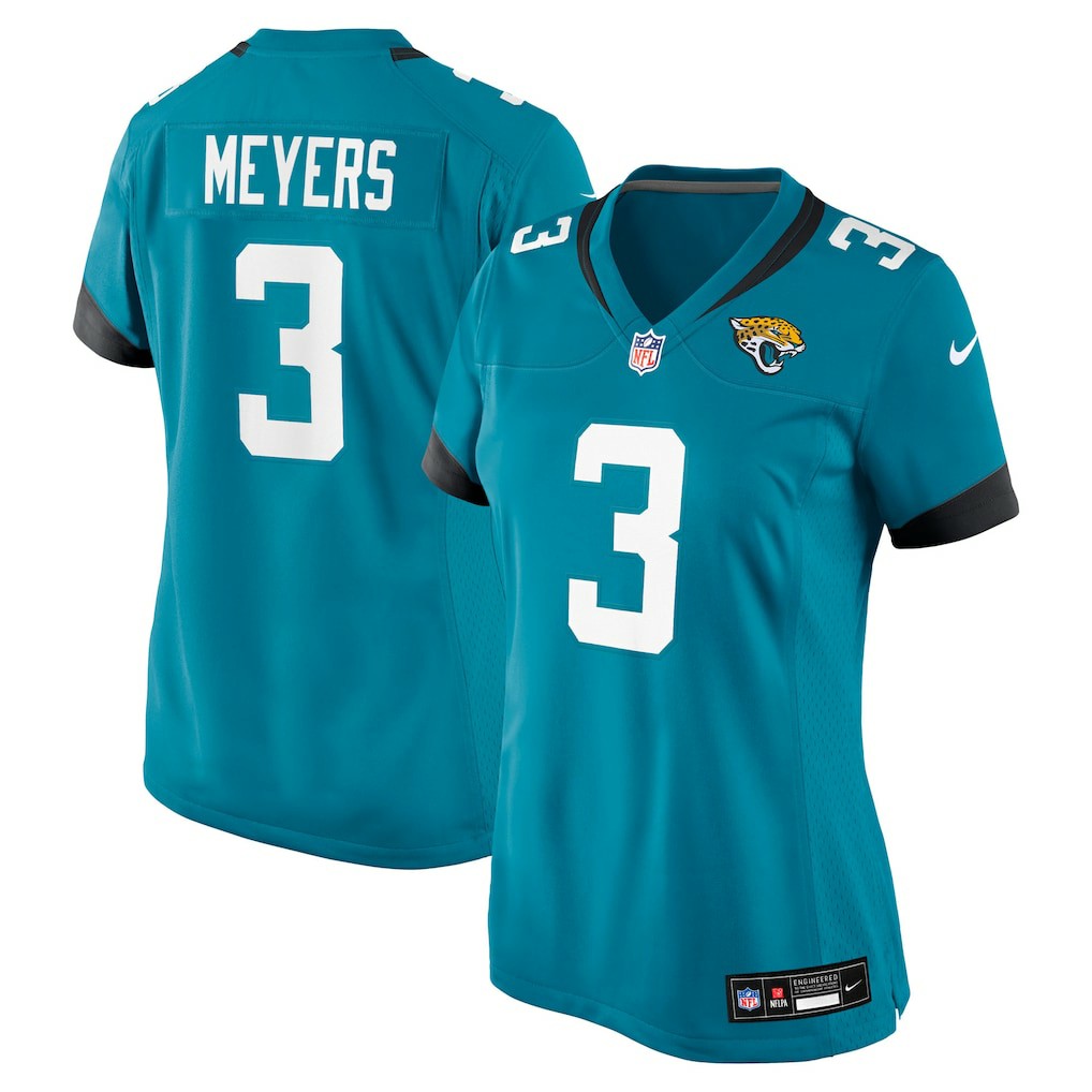 Nike Jakobi Meyers Jacksonville Jaguars Women's Team Game Jersey Teal
